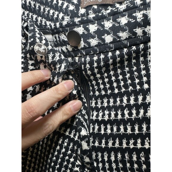 J. McLaughlin Becca Houndstooth Stretch Straight‎ Ankle Pants Women's 6 - Picture 3 of 10
